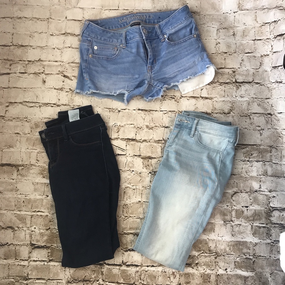 Dark blue hollister jeggins 3R